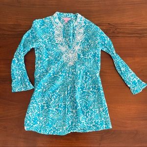 Lilly Pulitzer Size XS Tunic Cover Up EUC